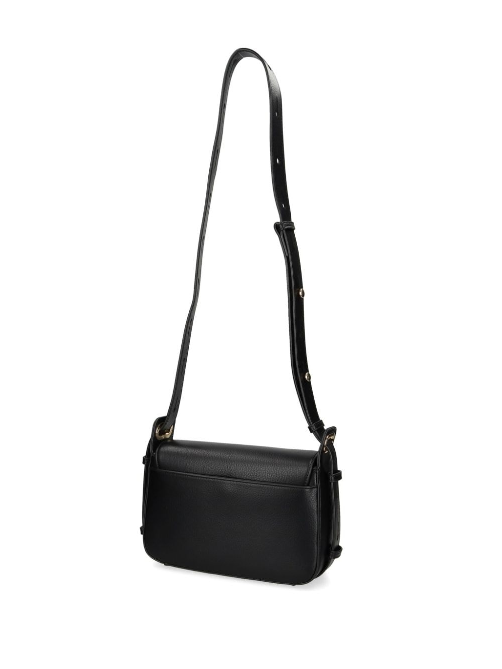 logo-plaque faux-leather shoulder bag - 2