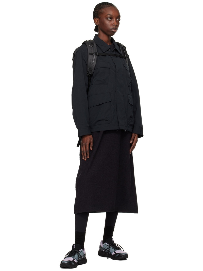 snow peak Black Press-Stud Jacket outlook