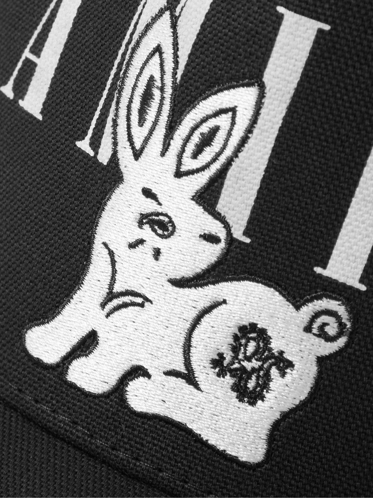 Logo-Print Embroidered Cotton-Canvas and Mesh Trucker Hat - 4