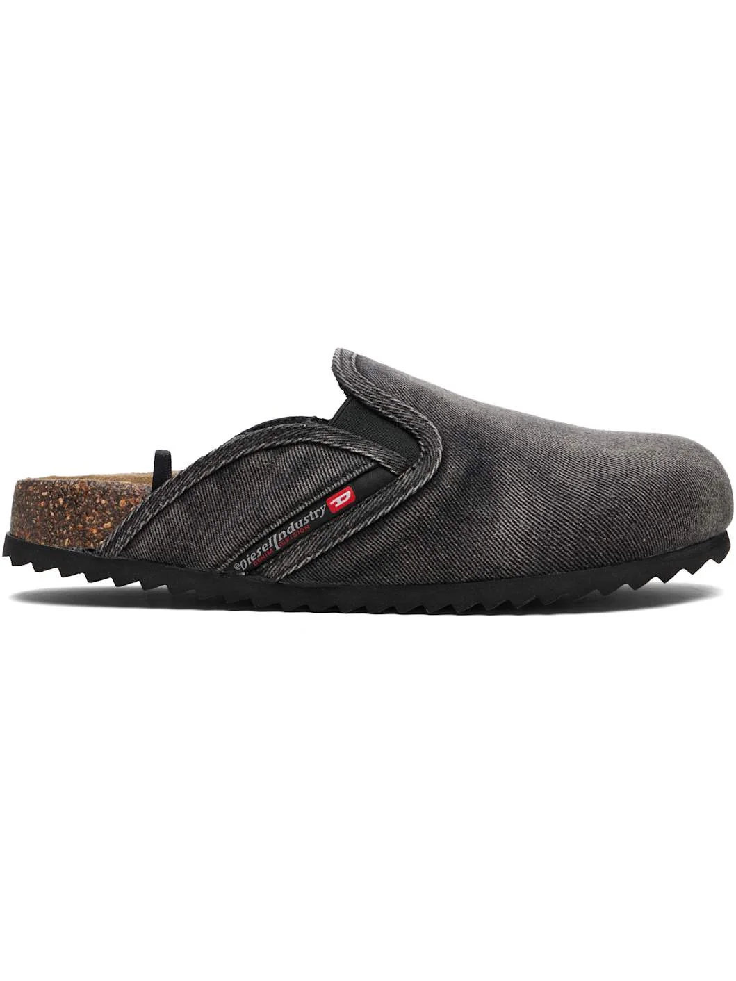 Black D-Woodstock Slip-on Loafers - 1