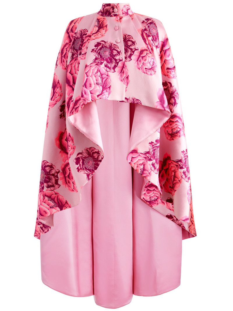 SUSANNE HIGH LOW COLLARED CAPE 1