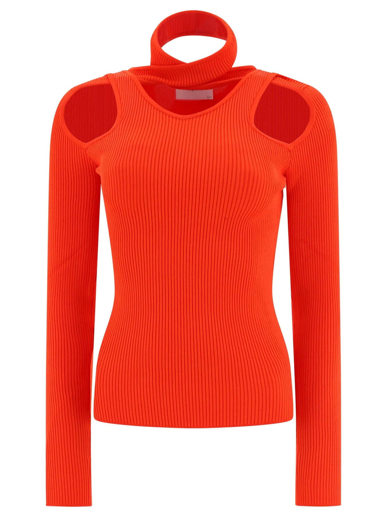 Top With Cut-Out Knitwear Red - 1