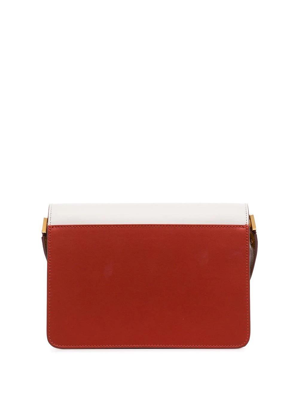 white, yellow and red trunk small leather shoulder bag - 3