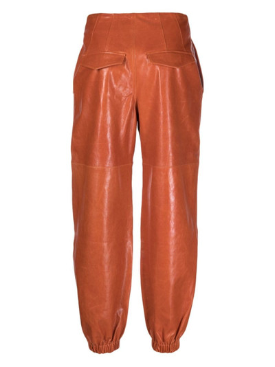 ULLA JOHNSON Cyrus leather trousers outlook