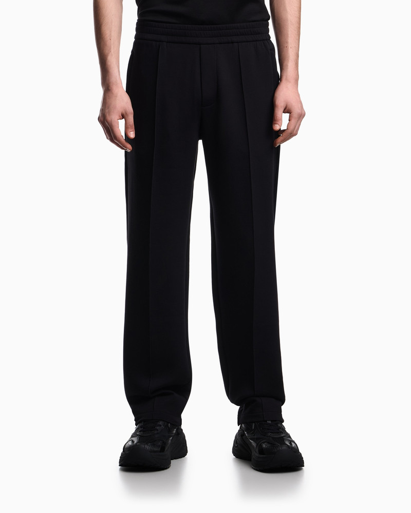 EMPORIO ARMANI STRETCH DOUBLE JERSEY TROUSERS outlook
