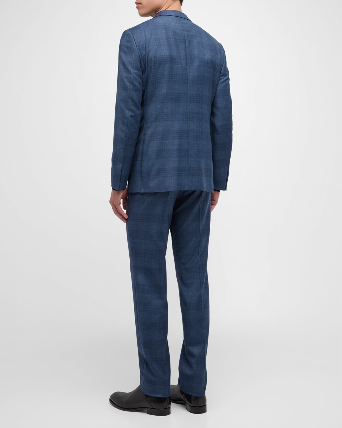 Men's Trofeo Melange Check Suit - 3