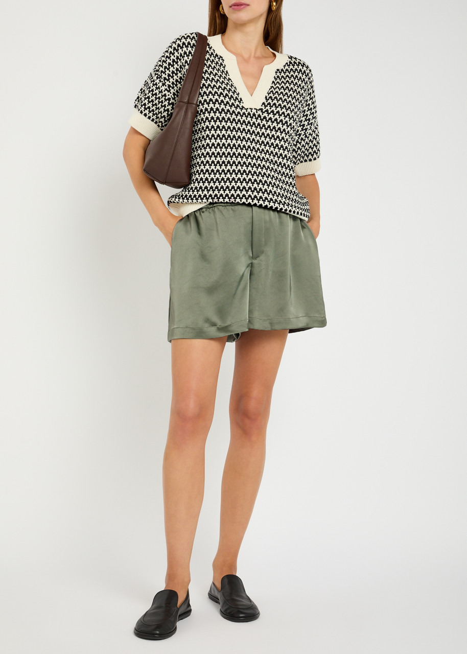 Varley Sarka High Rise Satin Shorts - 4