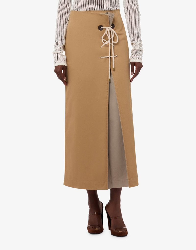 COTTON GABARDINE SKIRT 1