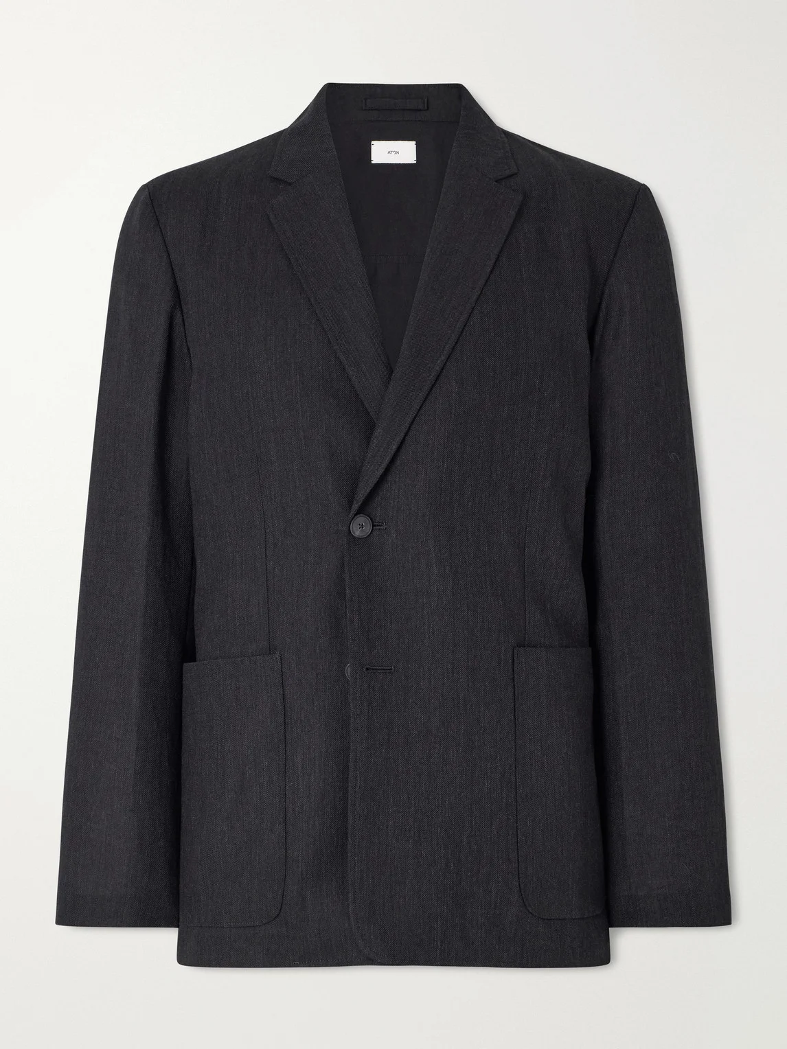 Linen and Wool-Blend Suit Jacket - 1