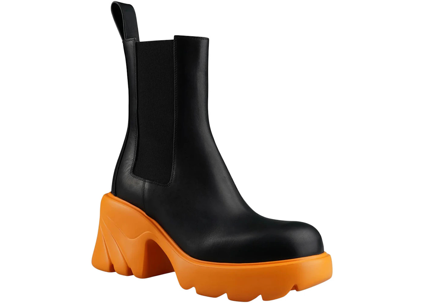 Bottega Veneta Flash Boots Black Tangerine (Women's) - 2