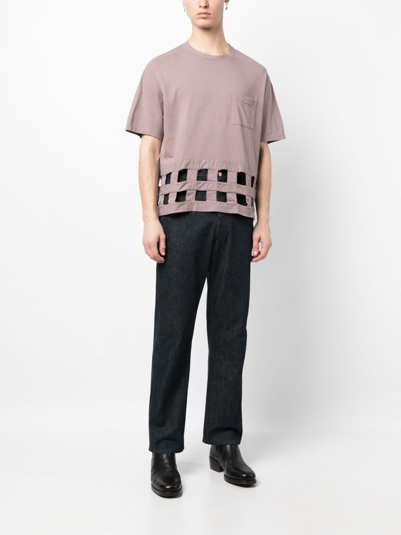 Kapital Windowpane jersey T-shirt outlook