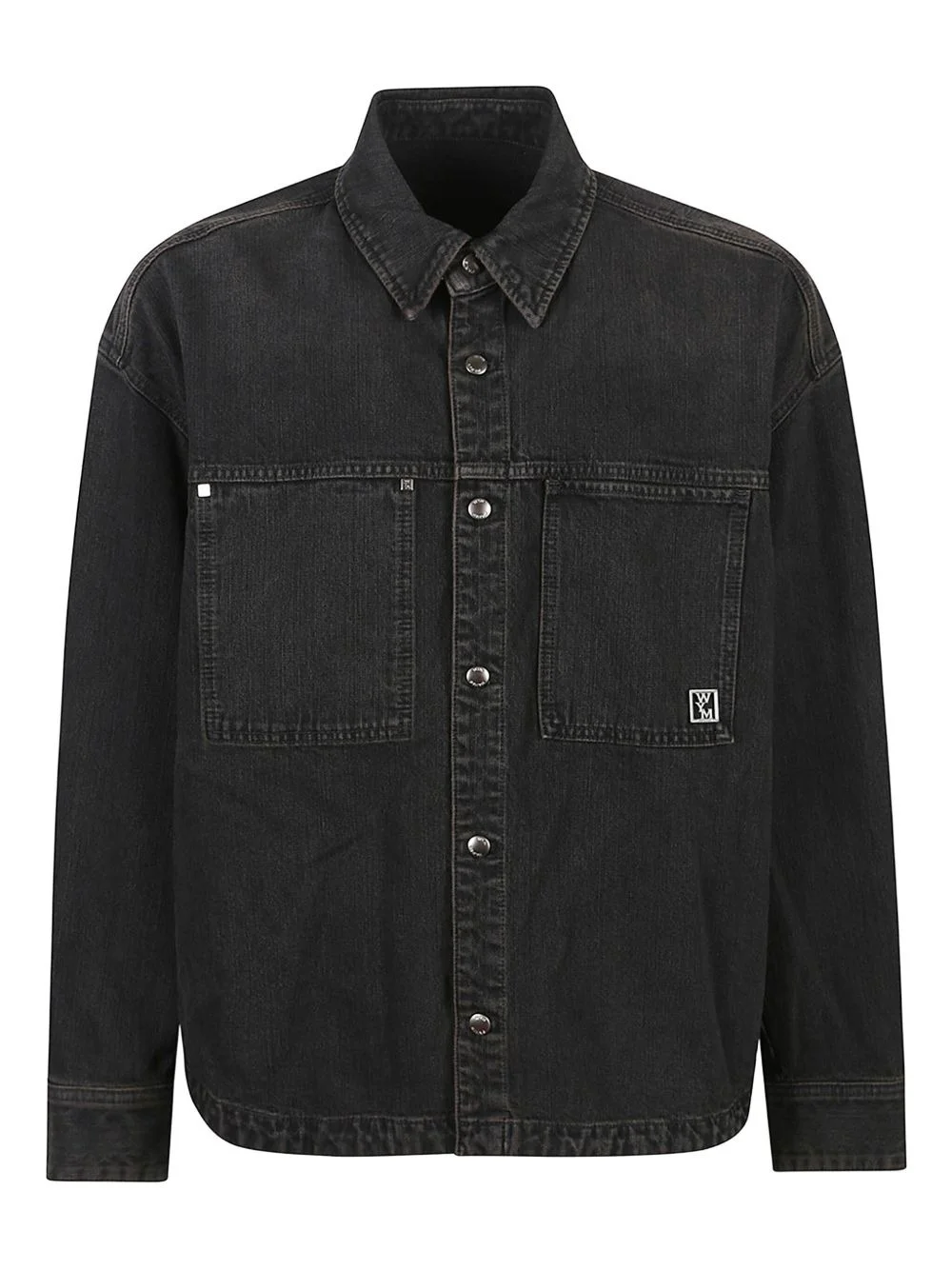 pocket long-sleeve shirt - 1