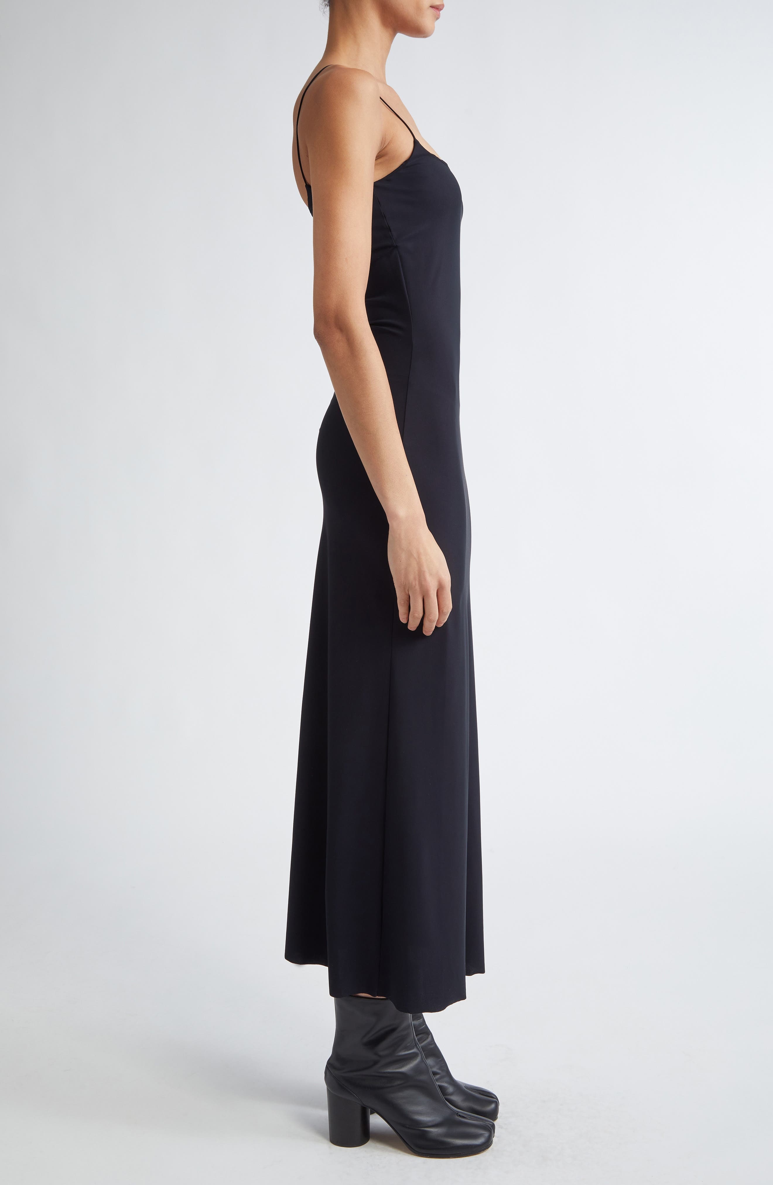 MM6 Maison Margiela Slipdress in Black at Nordstrom - 4