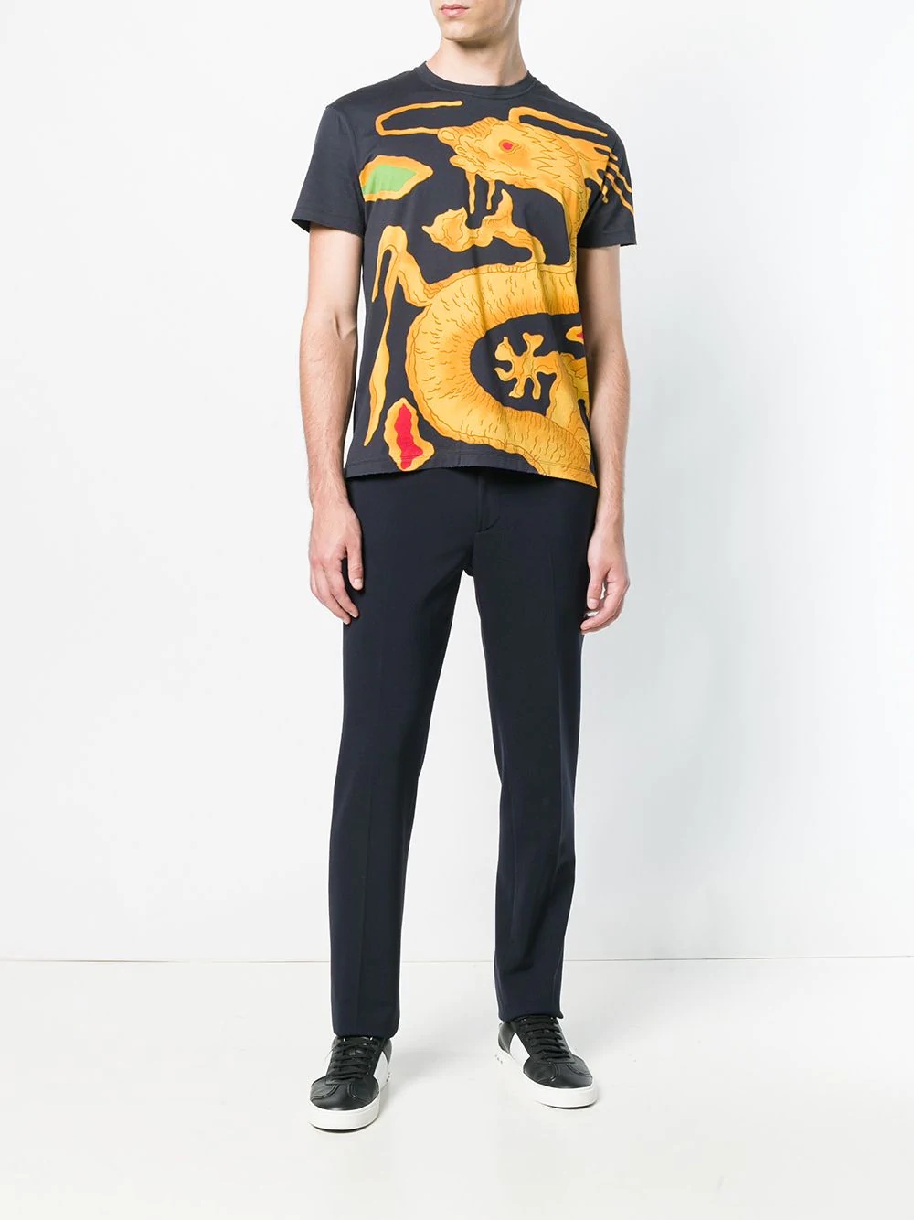 dragon printed t-shirt  - 2