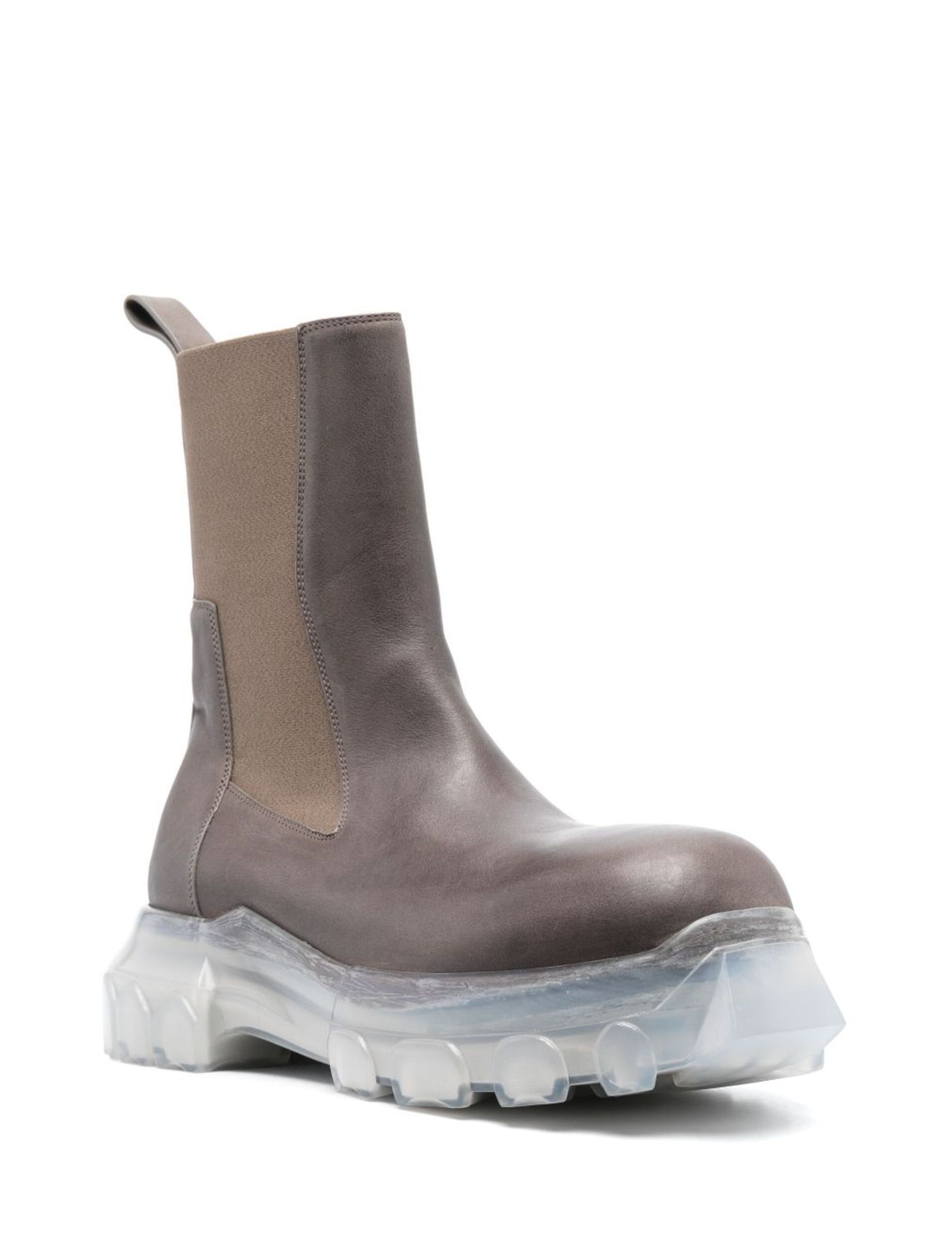 brown Beatle Bozo leather ankle boots - 2