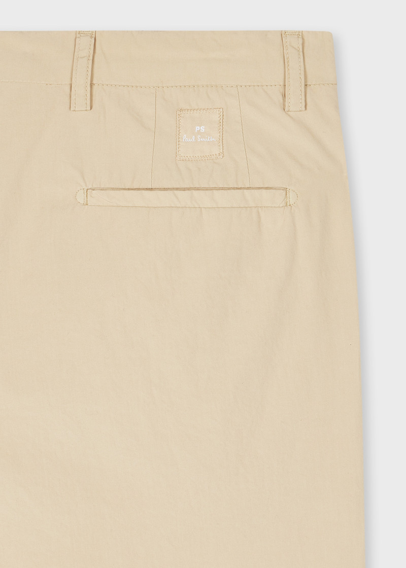 Paul Smith Light Tan Cotton Wide-Leg Chinos outlook