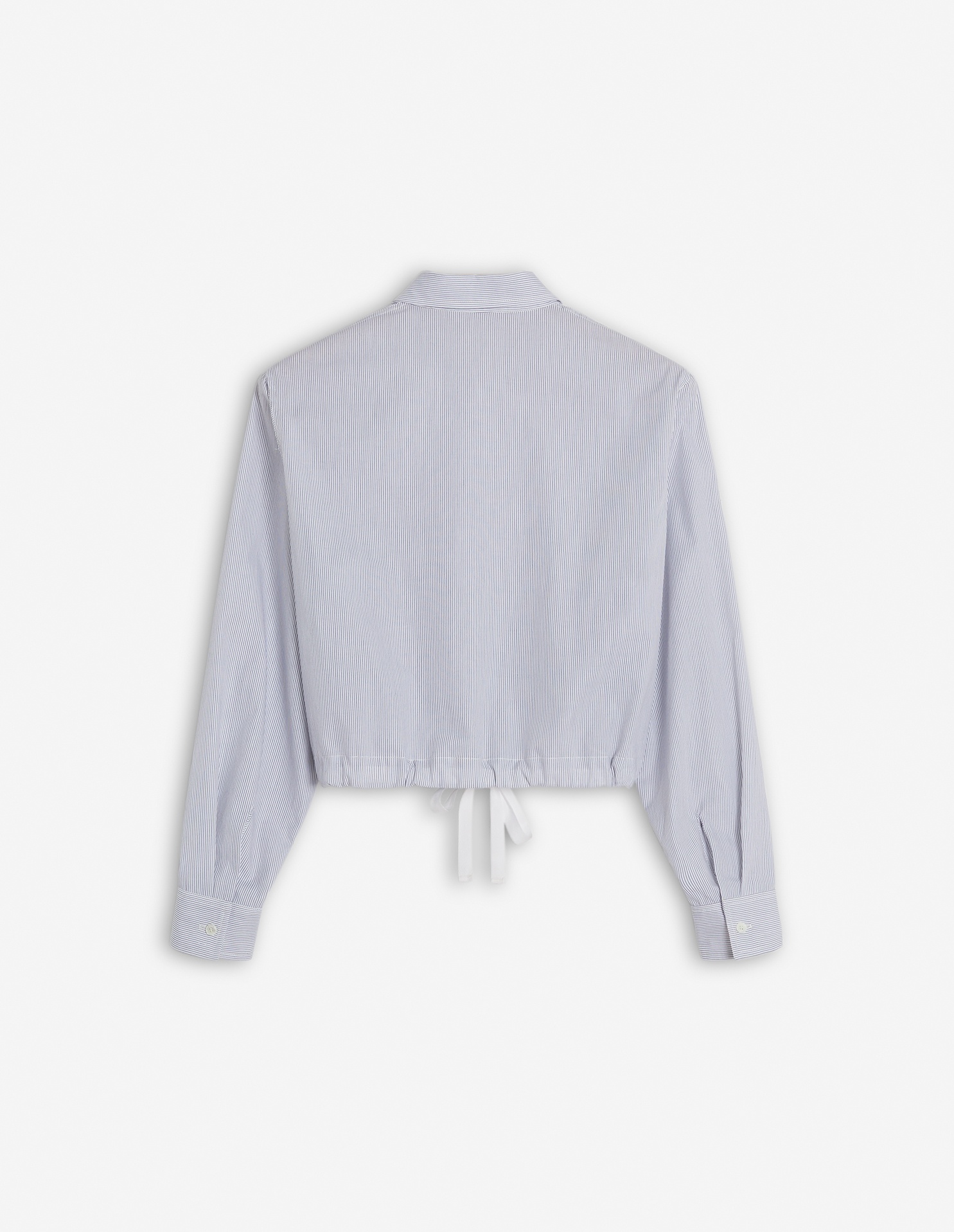 DRAWSTRING CROPPED SHIRT - 6