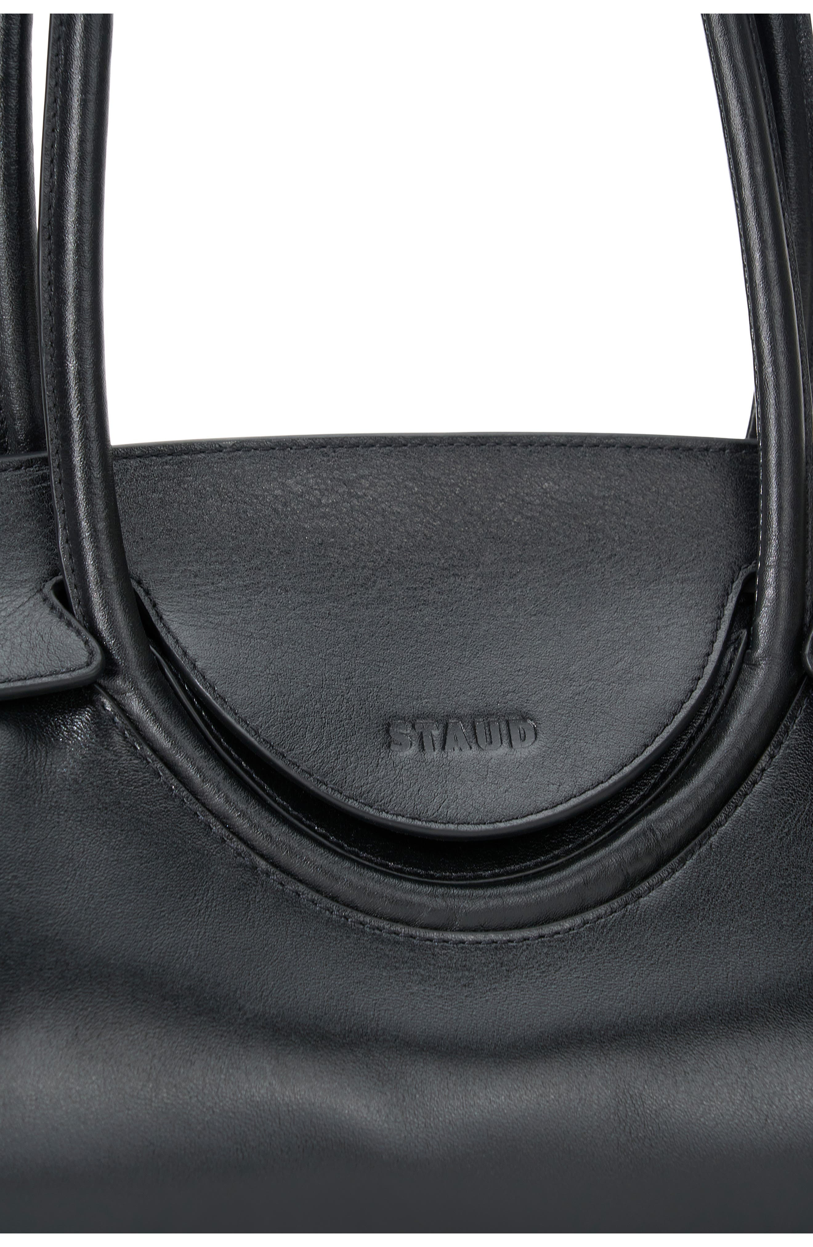 STAUD Maude Leather Shoulder Bag in Black at Nordstrom - 4