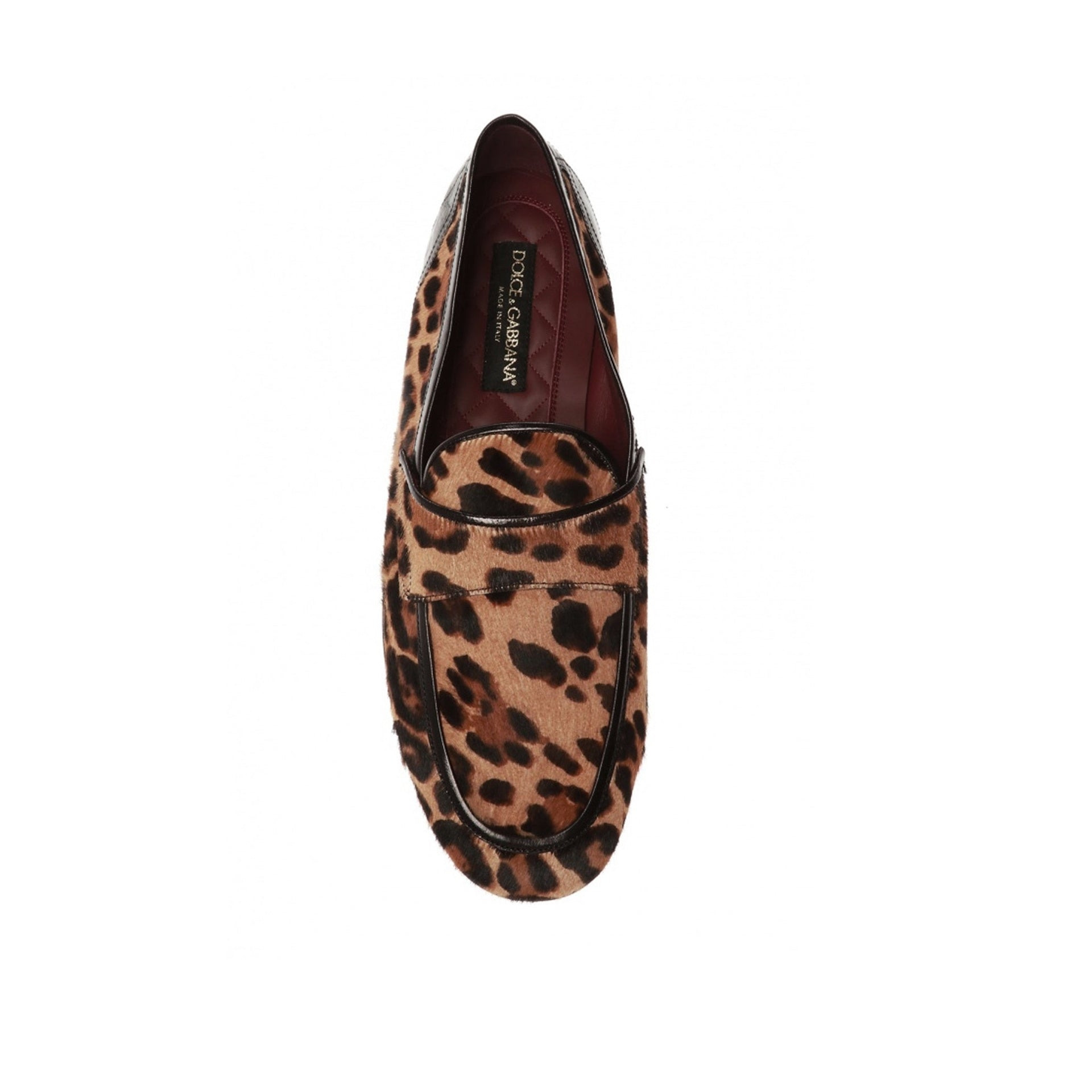 Dolce & Gabbana Leopard Print Pony Hair Loafers Men - 4