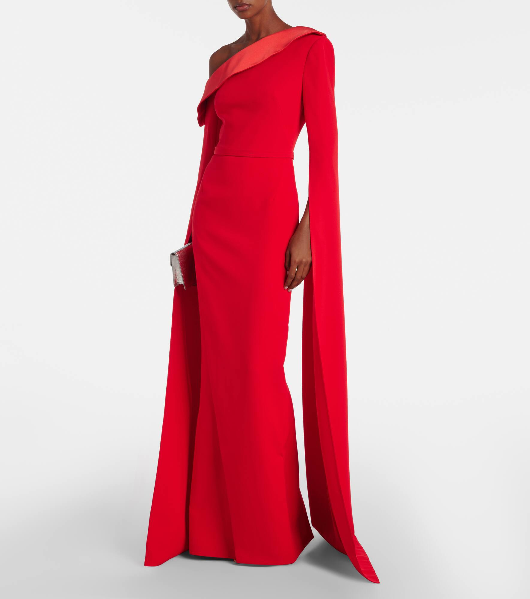 Rinoa caped crépe gown - 2