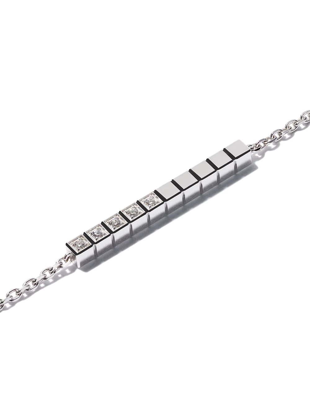 18kt white gold Ice Cube Pure diamond bracelet - 3