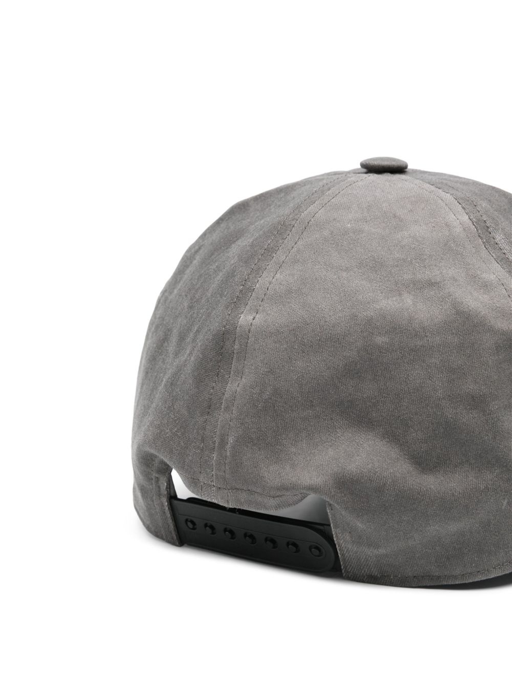 embroidered denim cap - 2