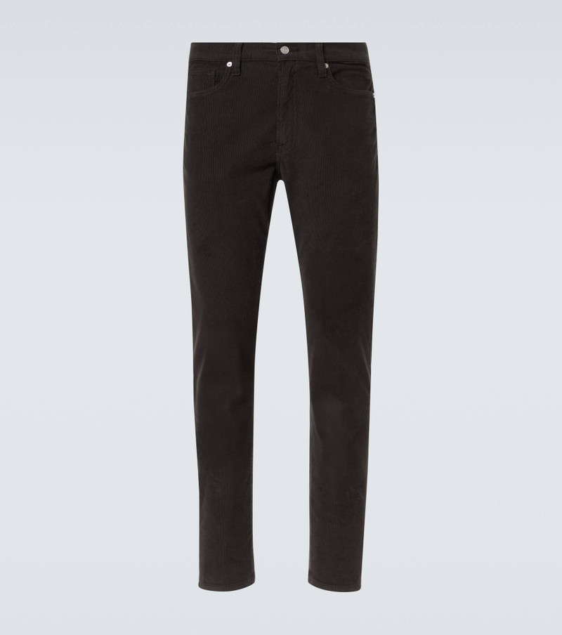 L'Homme Slim cotton corduroy slim pants 1