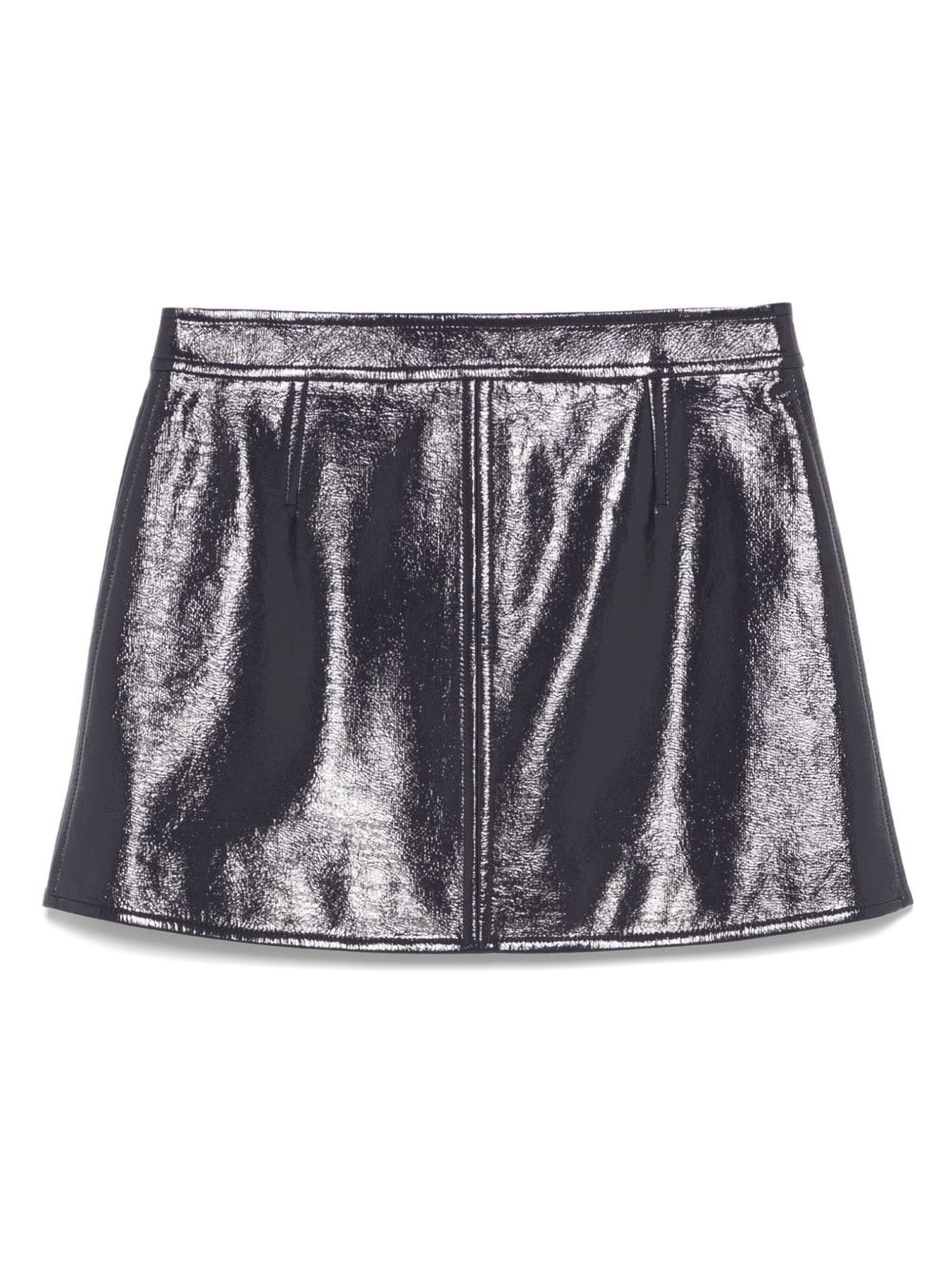 Reedition Vinyl mini skirt - 2