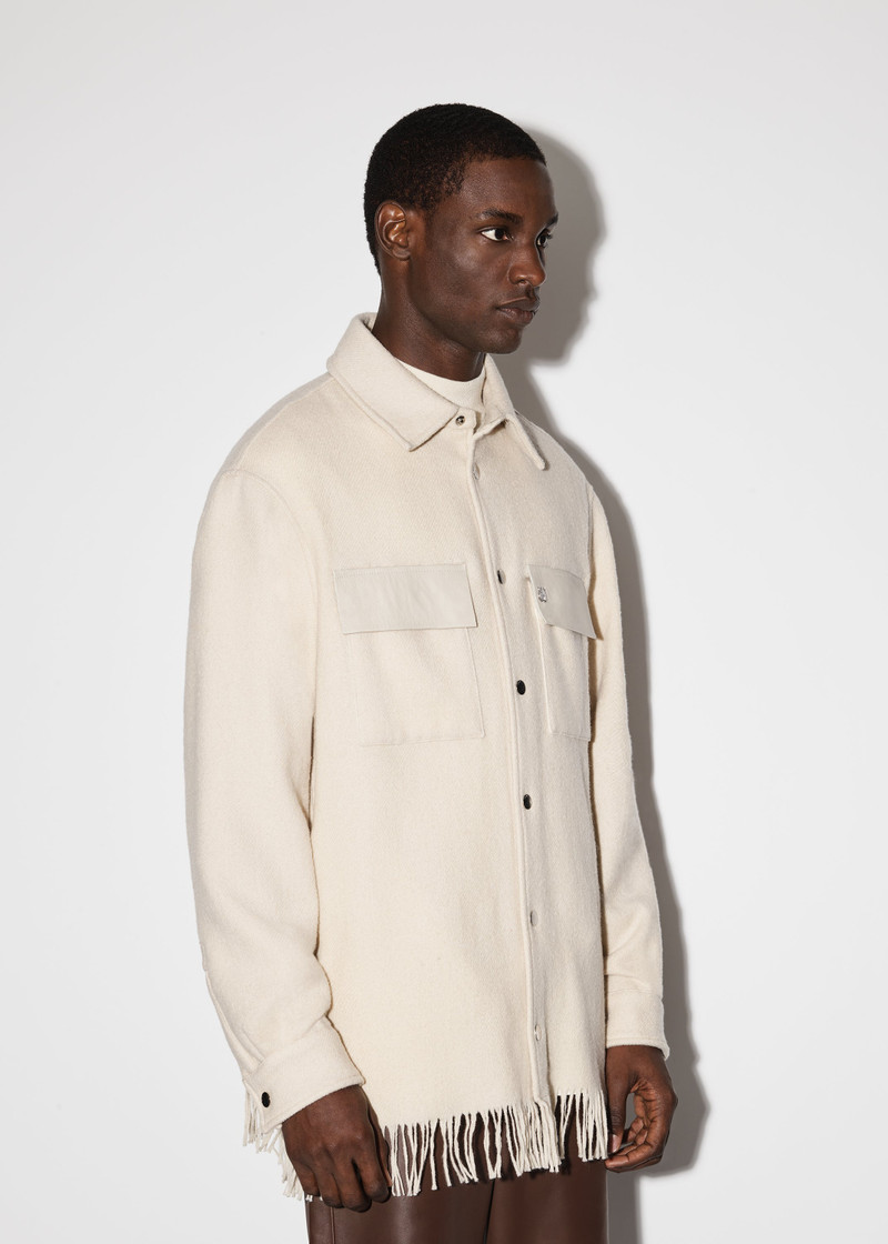 BUTTON FRINGE PADDED OVERSHIRT 4