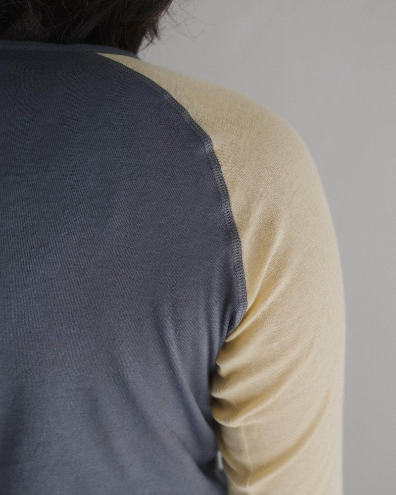 Gene Long Sleeve Tee - Fine Organic Cotton Rib 5