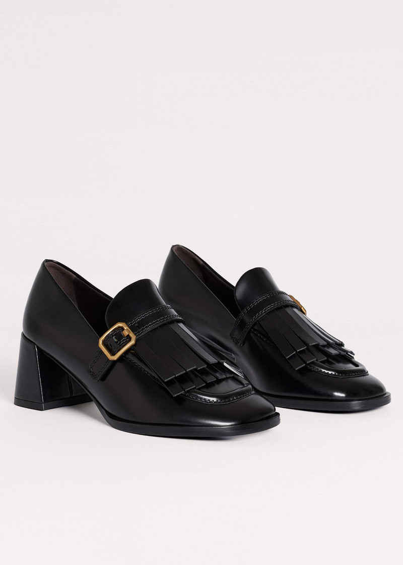 Block Heel Loafer 6