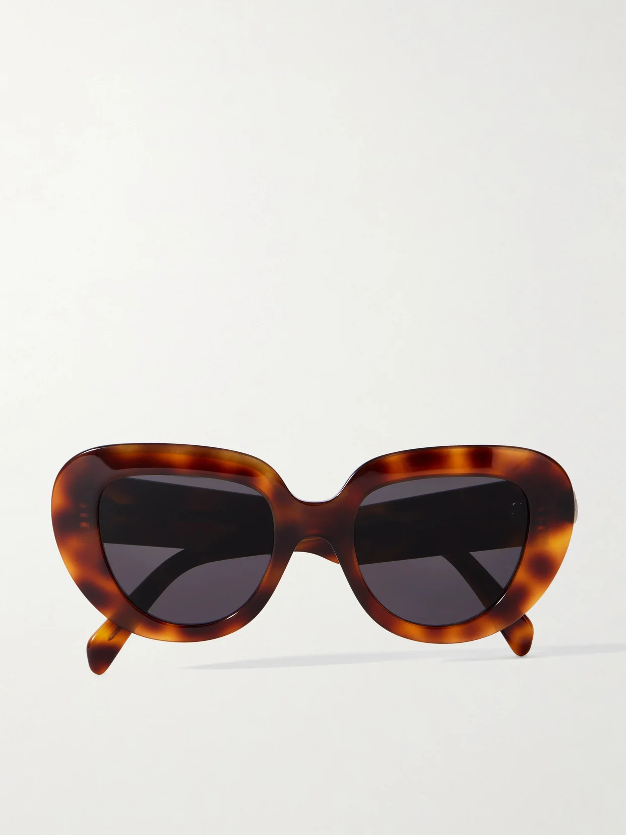 Oversized Butterfly-frame Tortoiseshell Acetate Sunglasses - 1