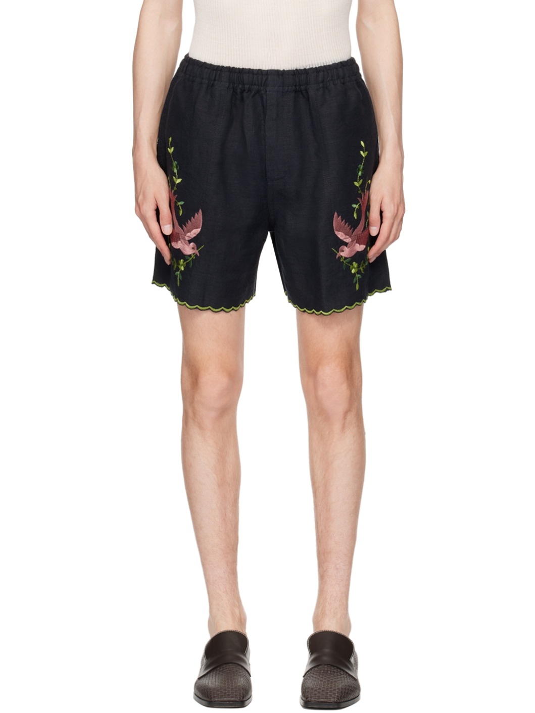 Black Rosefinch Shorts - 1