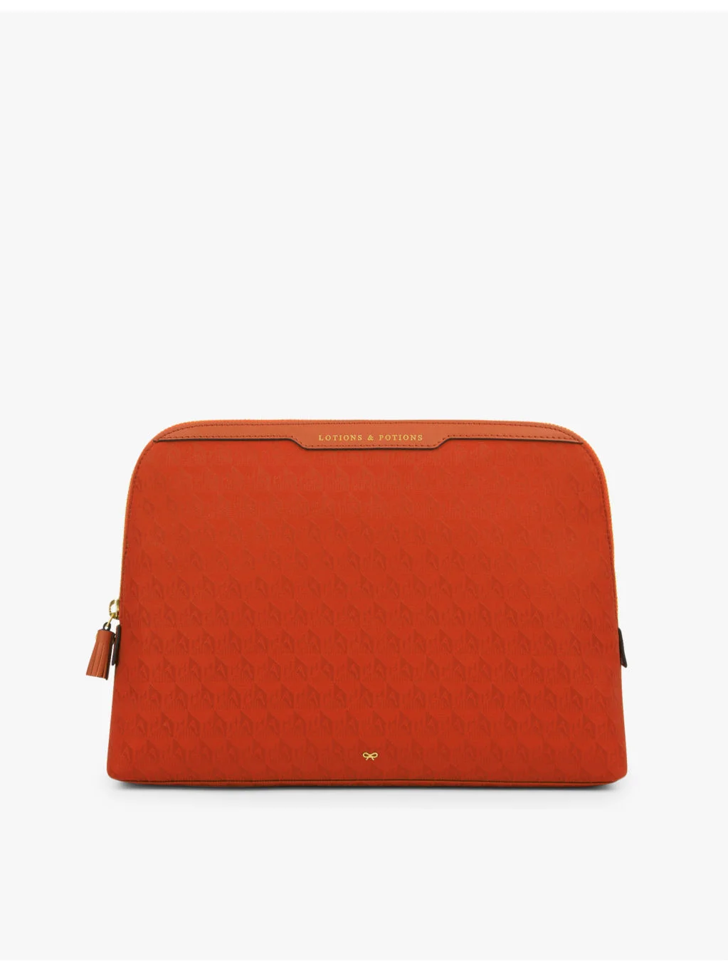 Lotions and Potions shell and leather washbag - 1