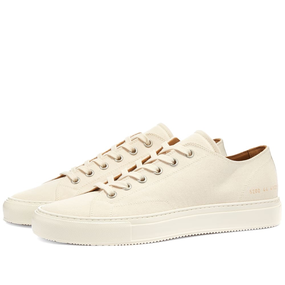 Common Projects Tournament Low Canvas Shiny - 1