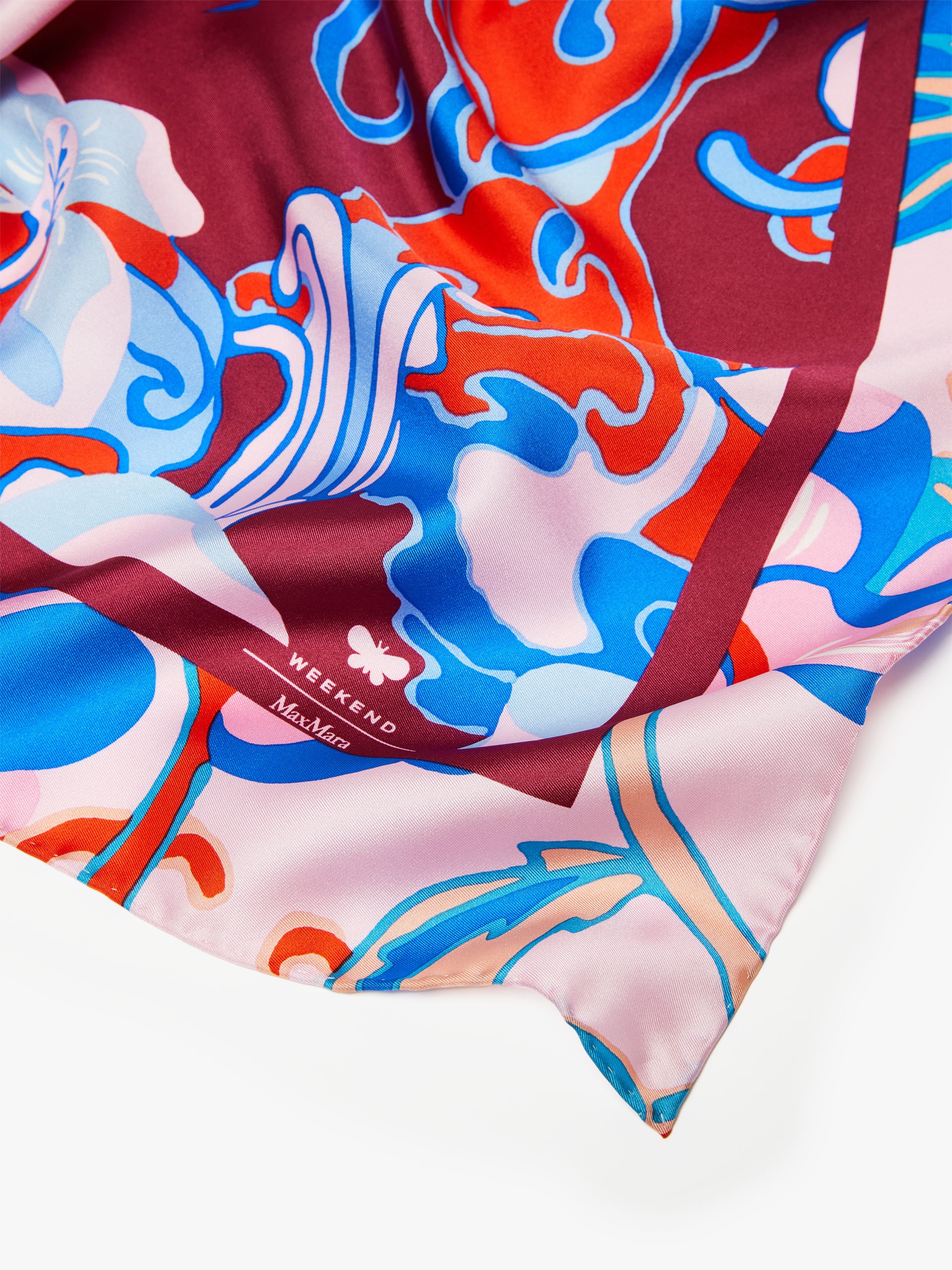 ONESTO Scarf in printed silk twill - 3