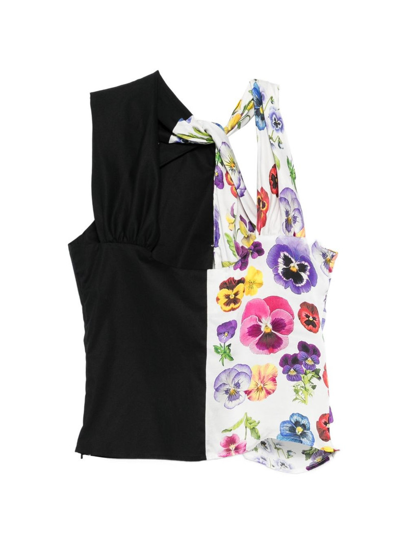VIVETTA flora-print top outlook