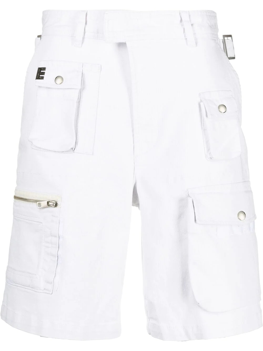 multiple-pocket cargo shorts - 1