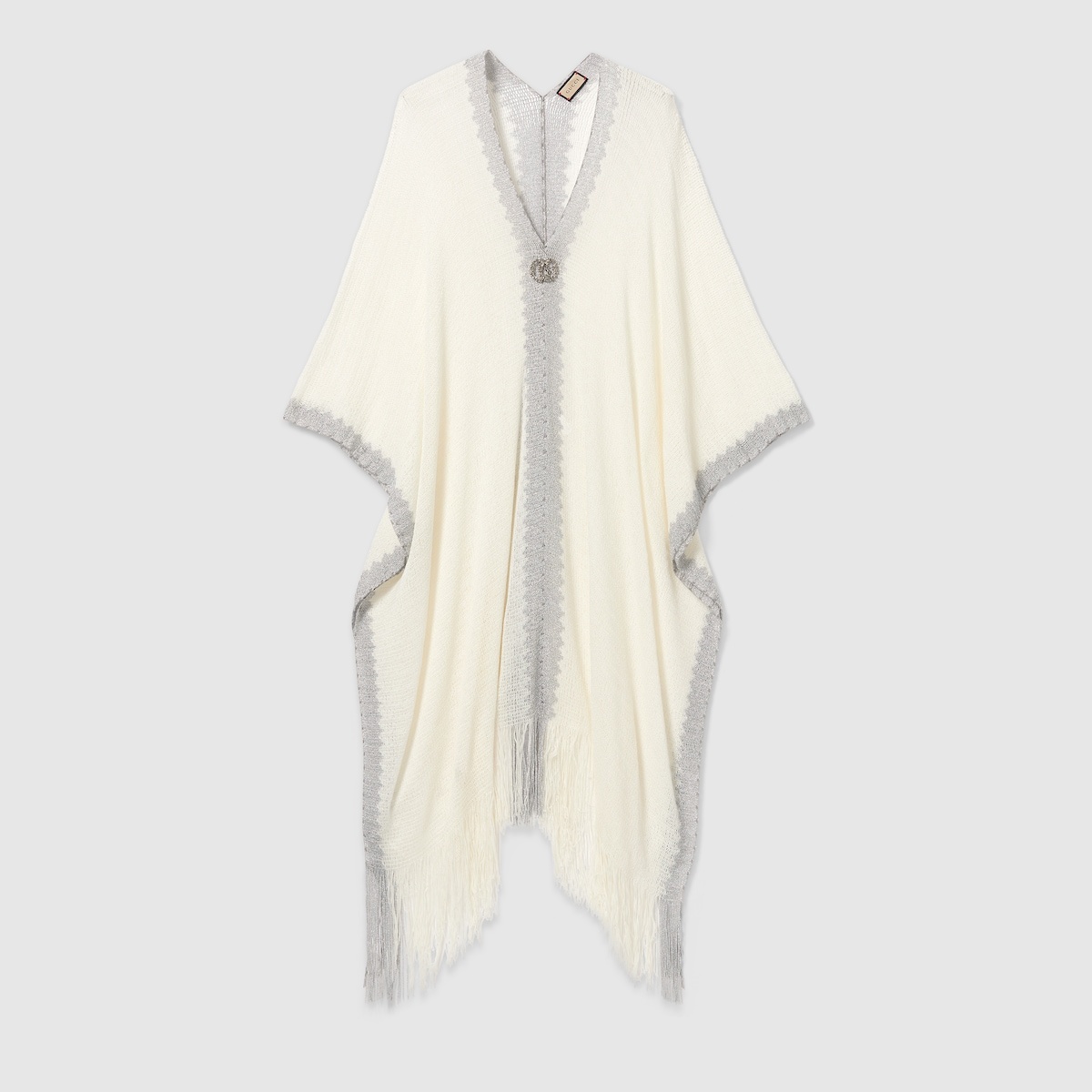 Lamé and viscose dress with Double G - 1