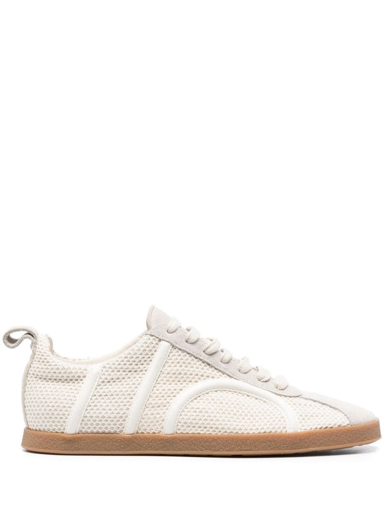 panelled mesh sneakers - 1