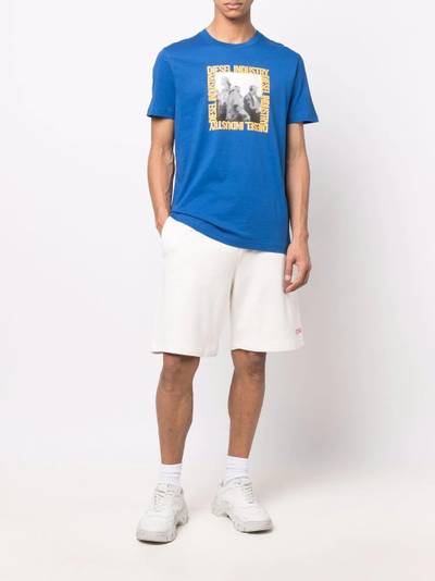 Diesel logo-print cotton T-shirt outlook