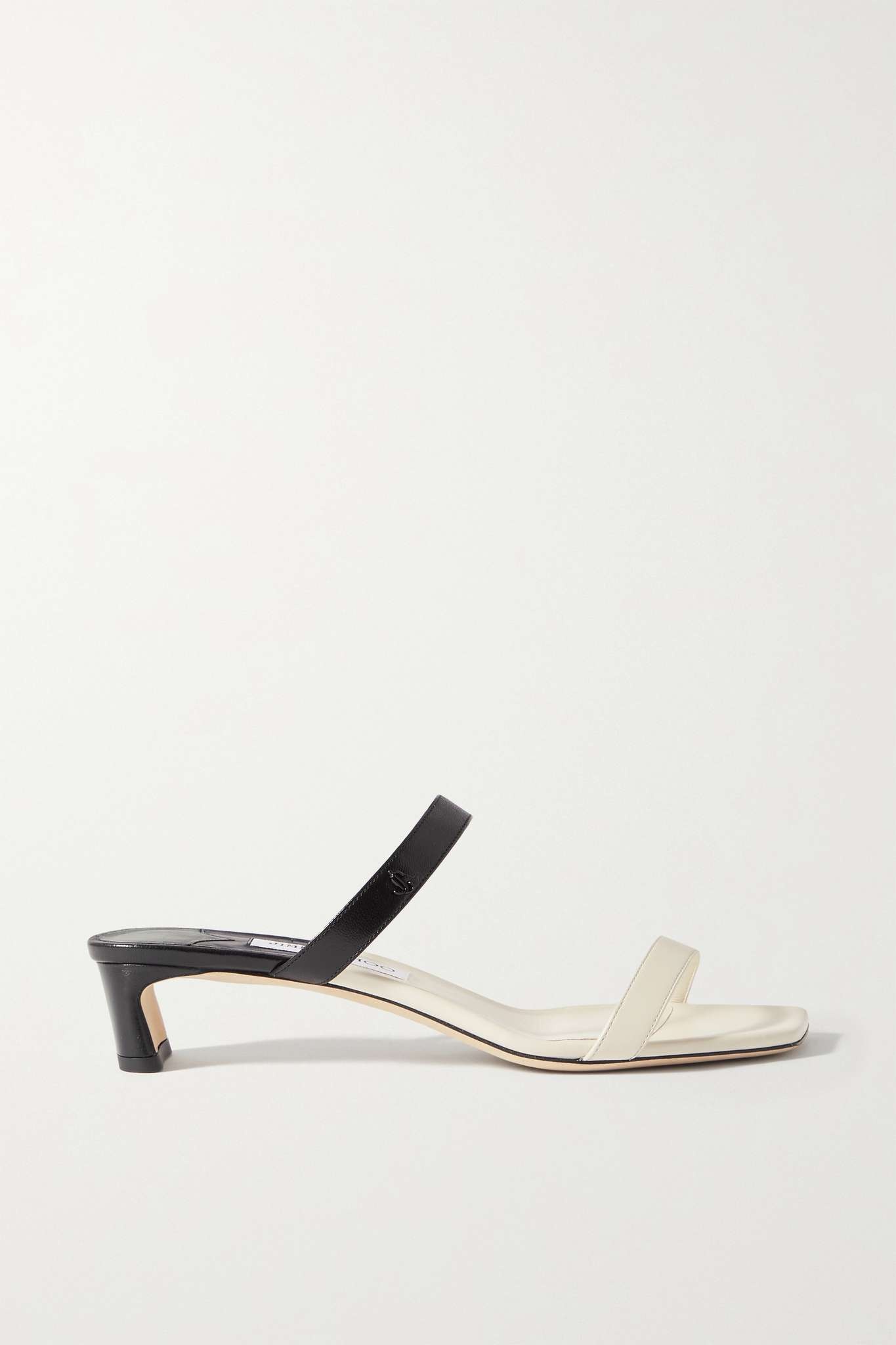 Kyda 35 two-tone leather mules - 1