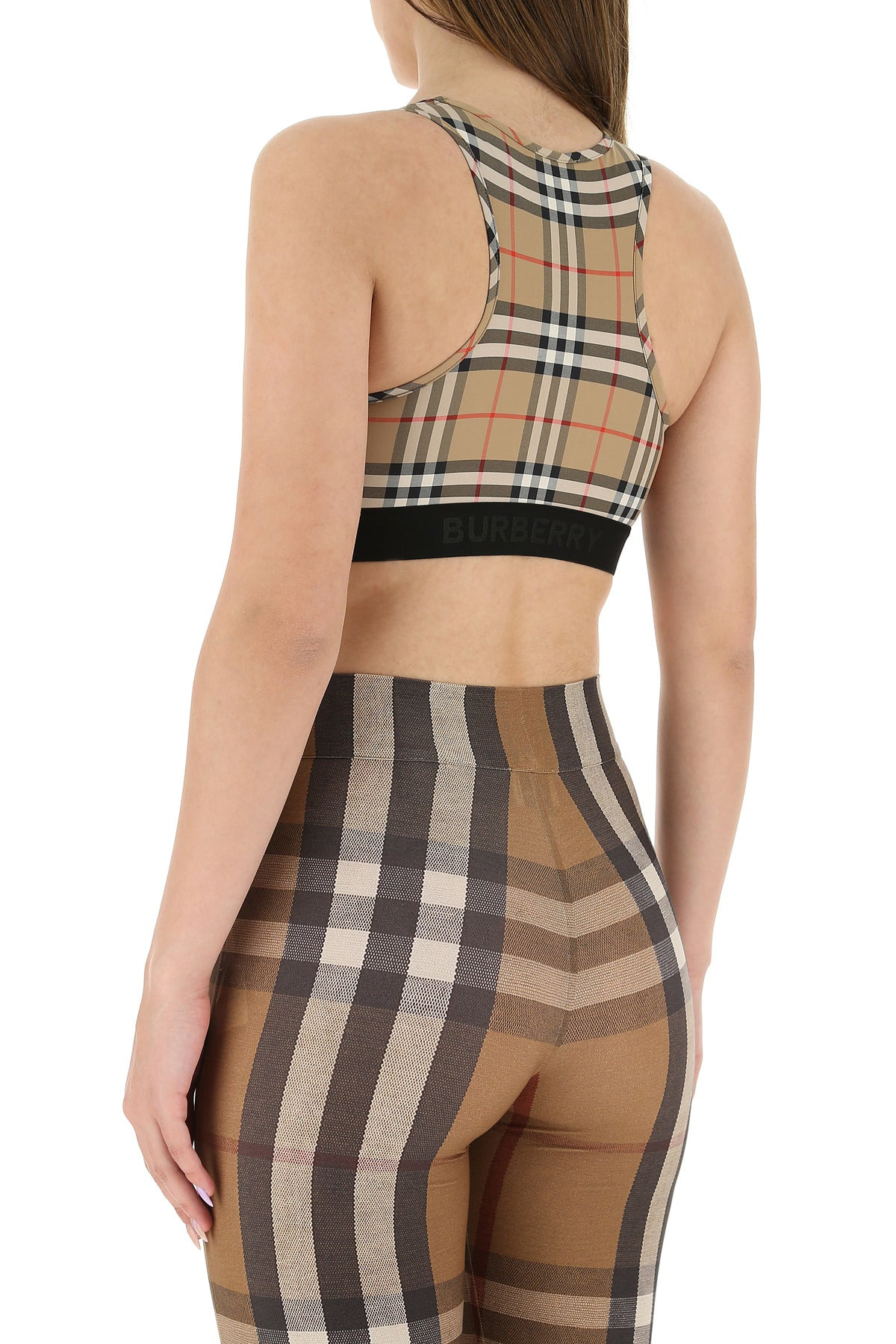 Printed stretch nylon top - 4