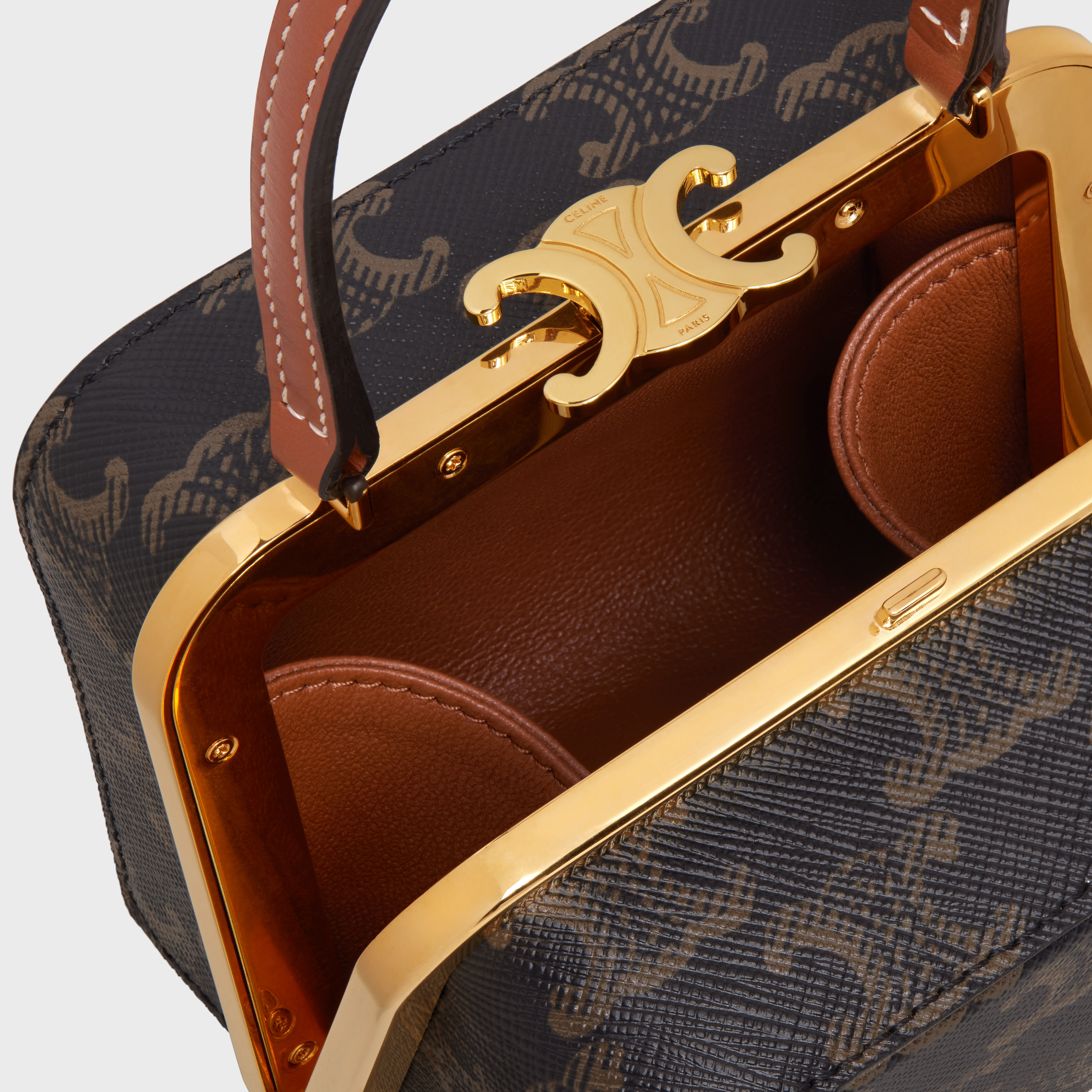 TRIOMPHE MINAUDIERE in Triomphe Canvas and Calfskin - 4
