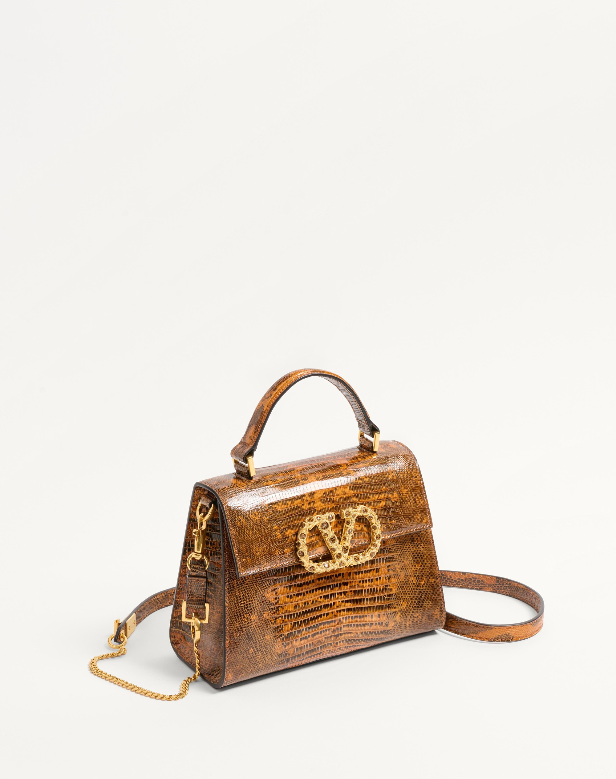 VALENTINO GARAVANI VSLING SMALL HANDBAG IN TEJUS WITH JEWEL LOGO - 2
