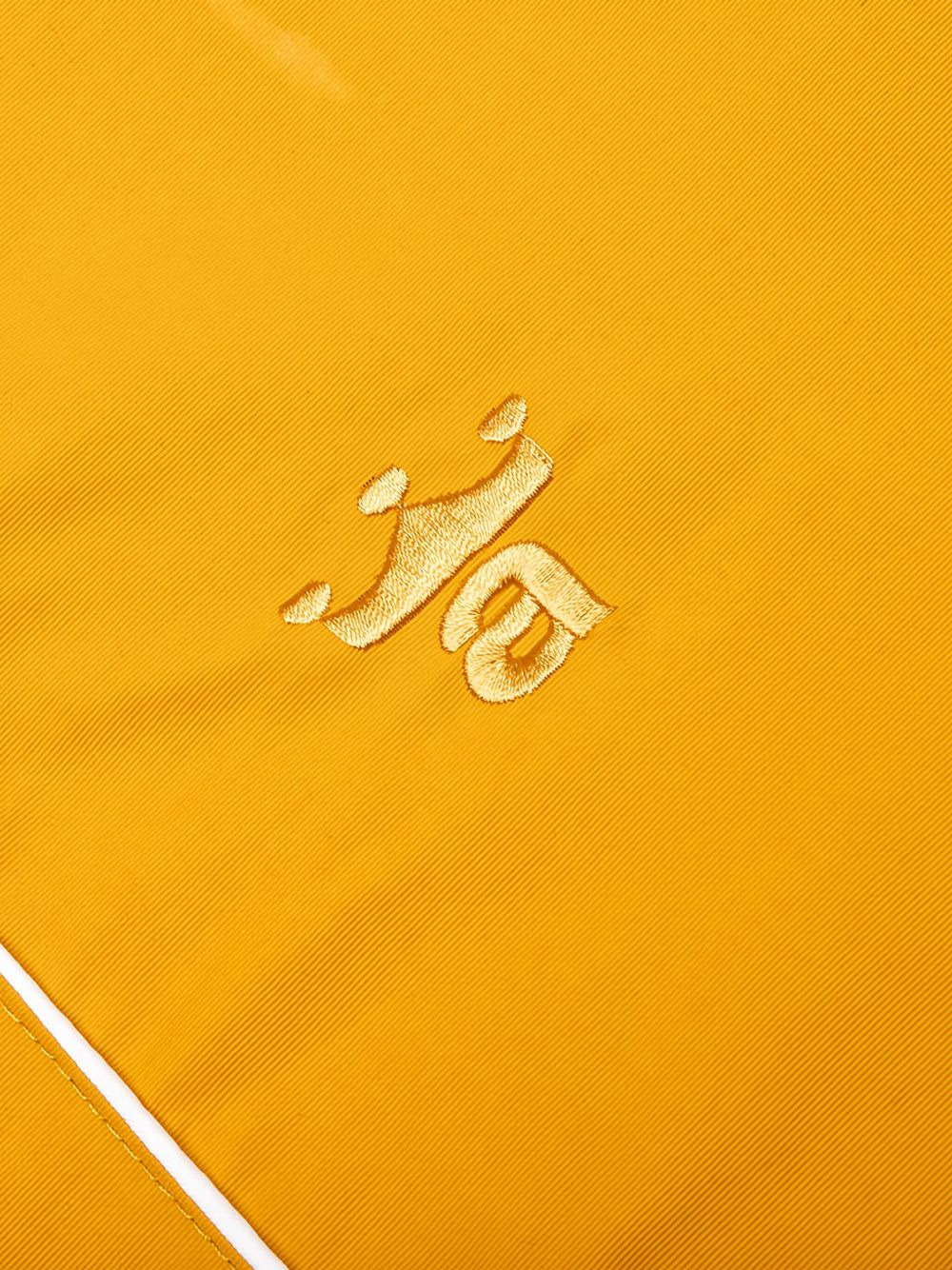 embroidered-detail zip-front jacket - 3