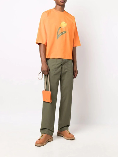 JACQUEMUS tulip print T-shirt outlook