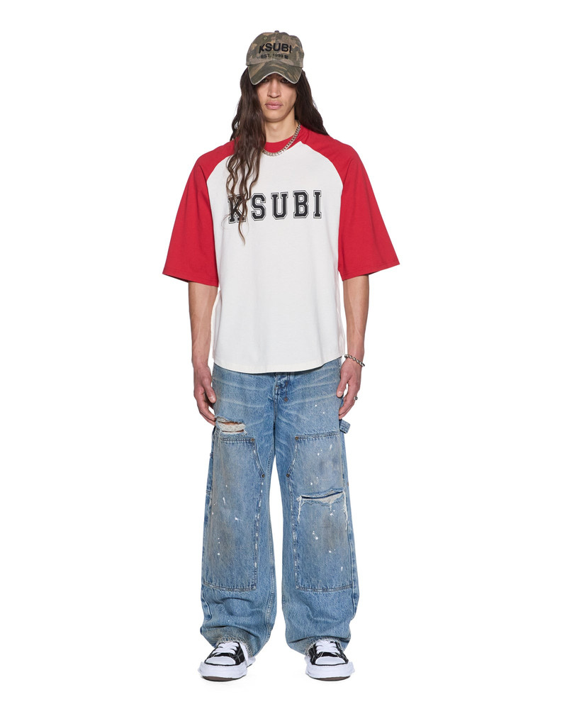 99 BIGGIE RAGLAN SS TEE RED 3