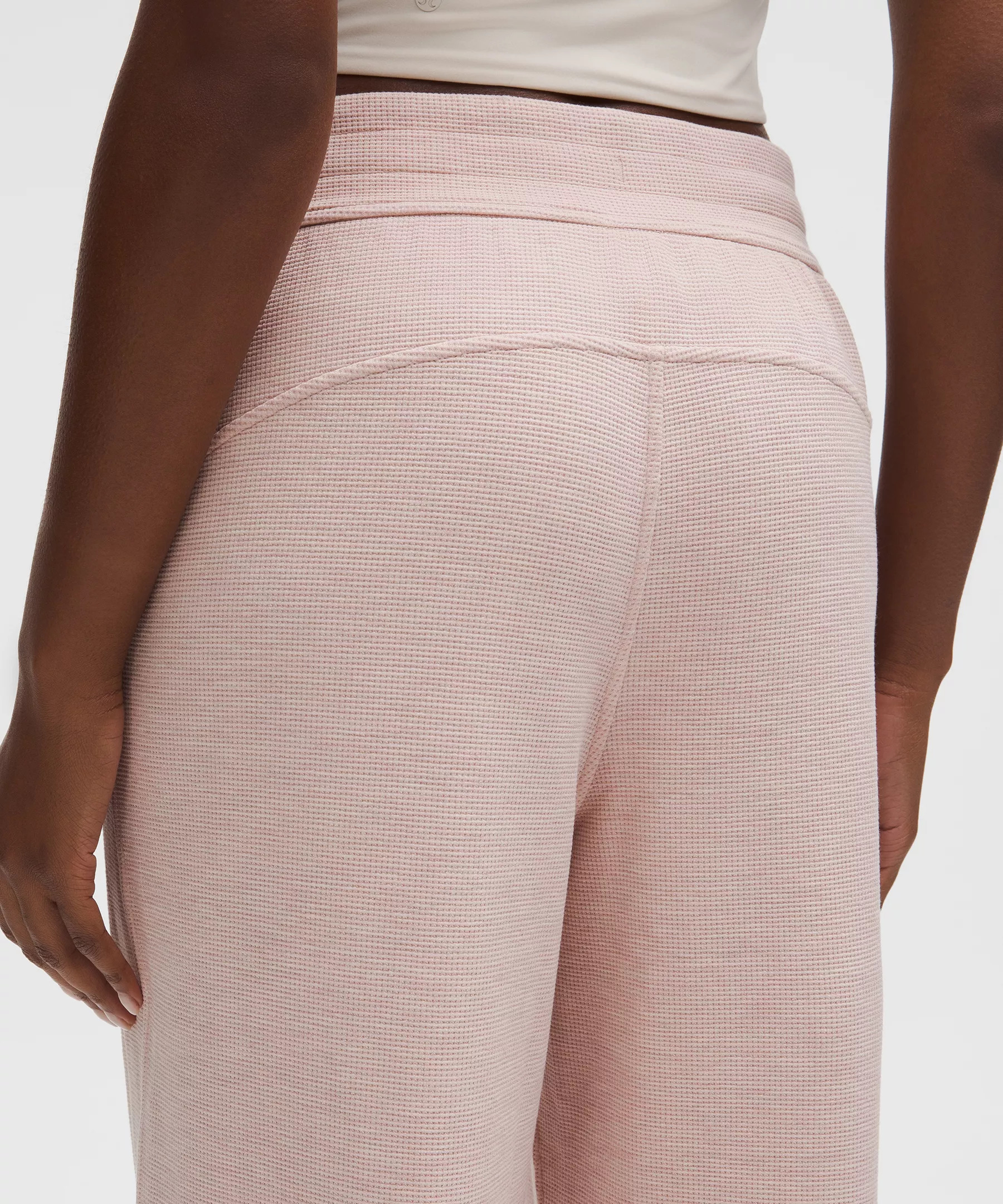 Scuba Mid-Rise Wide-Leg Pant *Waffle - 6