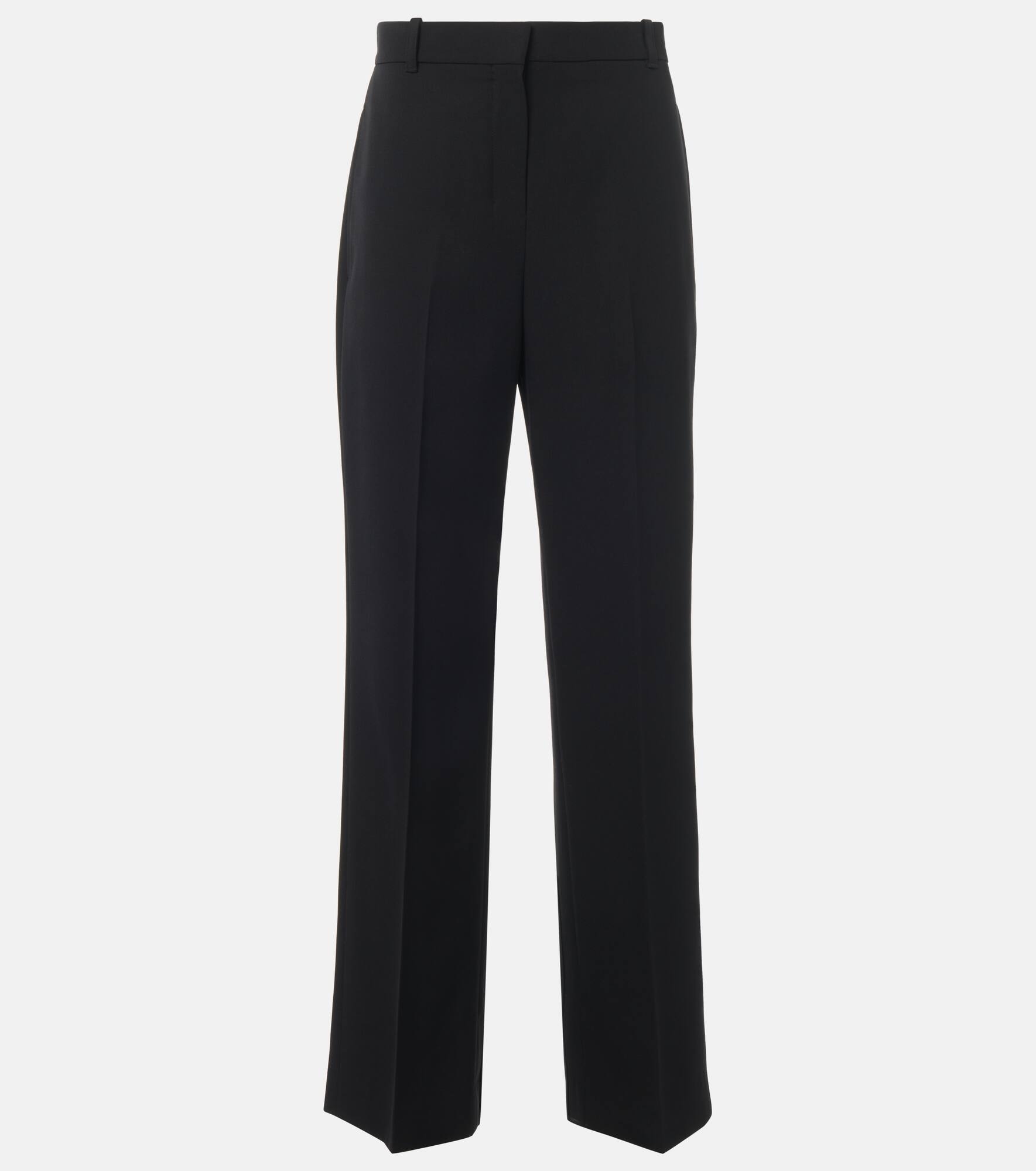 Mirada wool crêpe straight pants - 1